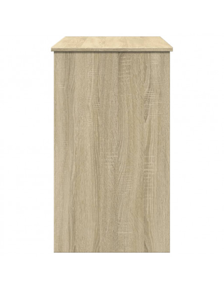 Toeletta con Specchio Rovere Sonoma 100x45x76 cm