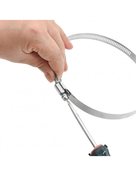 Fascette Stringitubo 6pz 91-165 mm in Acciaio Inox 304