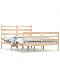 Giroletto in Legno Massello di Pino 160x200 cm 2