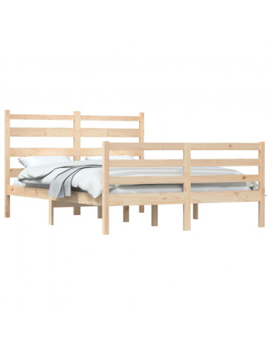 Giroletto in Legno Massello di Pino 160x200 cm