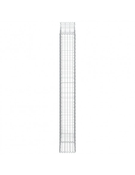 Cesto Gabbione ad Arco 100x30x220/240 cm Ferro Zincato