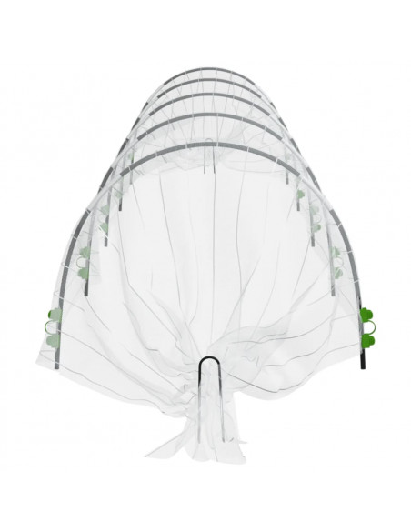 Tunnel in Rete 2pz 1,5x5 m in Fibra di Vetro e PP