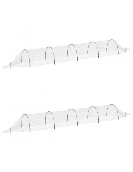 Tunnel in Rete 2pz 1,5x5 m in Fibra di Vetro e PP