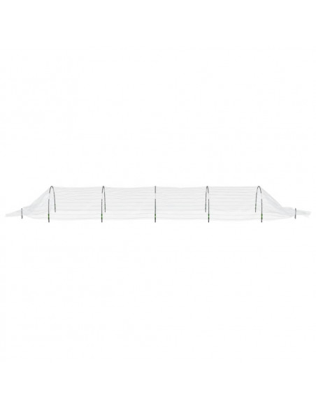 Tunnel in Rete 2pz 1,5x5 m in Fibra di Vetro e PP