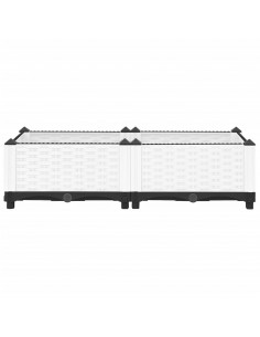 Fioriera Rialzata 80x40x23 cm in Polipropilene