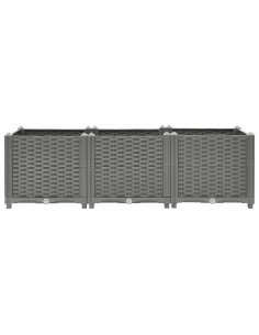 Fioriera Rialzata 120x40x38 cm in Polipropilene