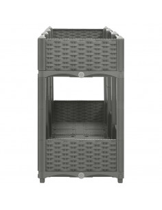 Fioriera Rialzata 120x40x71 cm in Polipropilene