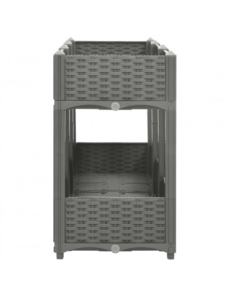 Fioriera Rialzata 120x40x71 cm in Polipropilene
