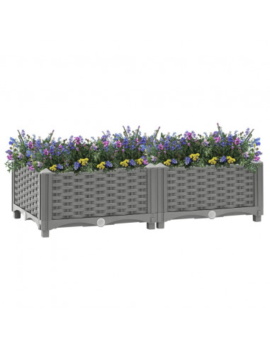 Fioriera Rialzata 80x40x23 cm in Polipropilene