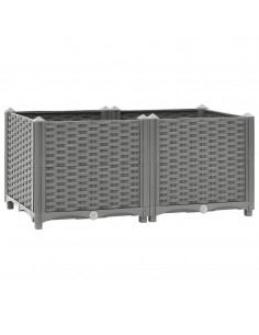 Fioriera Rialzata 80x40x38 cm in Polipropilene 2