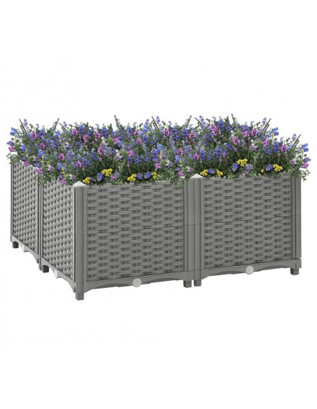 Fioriera Rialzata 80x80x38 cm in Polipropilene