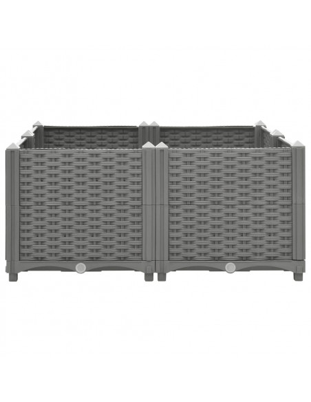 Fioriera Rialzata 80x80x38 cm in Polipropilene