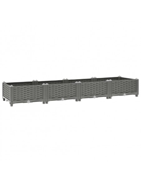 Fioriera Rialzata 160x40x23 cm in Polipropilene