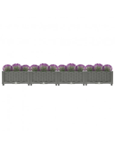 Fioriera Rialzata 160x40x23 cm in Polipropilene