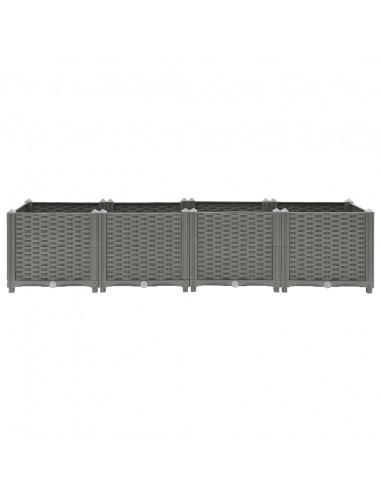 Fioriera Rialzata 160x40x38 cm in Polipropilene