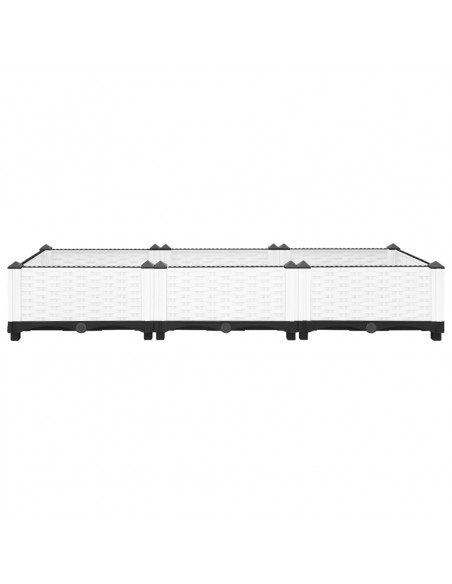 Fioriera Rialzata 120x40x23 cm in Polipropilene