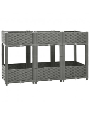 Fioriera Rialzata 120x40x71 cm in Polipropilene