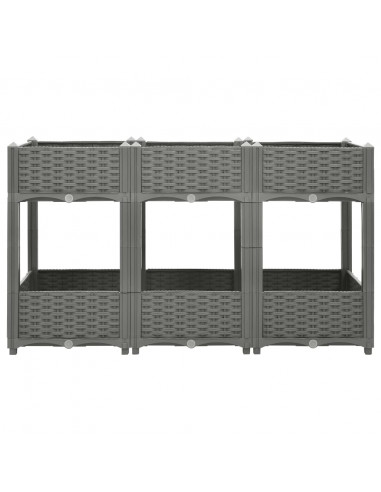 Fioriera Rialzata 120x40x71 cm in Polipropilene