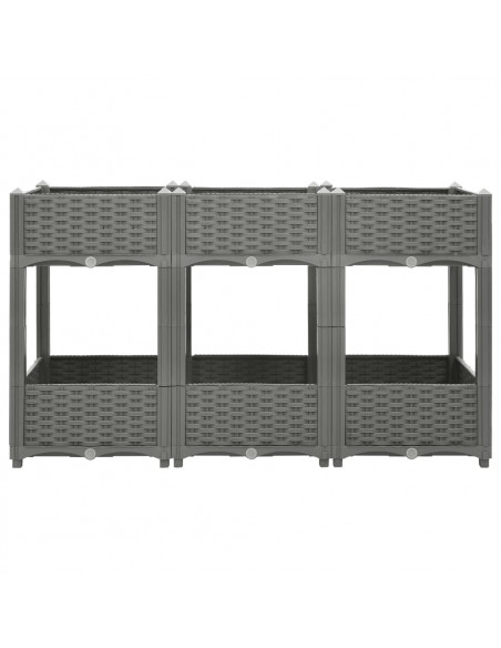 Fioriera Rialzata 120x40x71 cm in Polipropilene