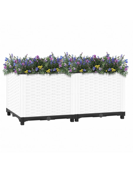 Fioriera Rialzata 80x40x38 cm in Polipropilene