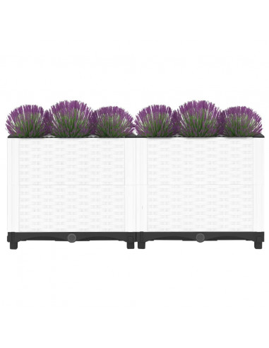 Fioriera Rialzata 80x40x38 cm in Polipropilene