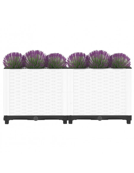 Fioriera Rialzata 80x40x38 cm in Polipropilene