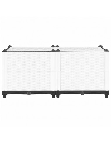 Fioriera Rialzata 80x40x38 cm in Polipropilene