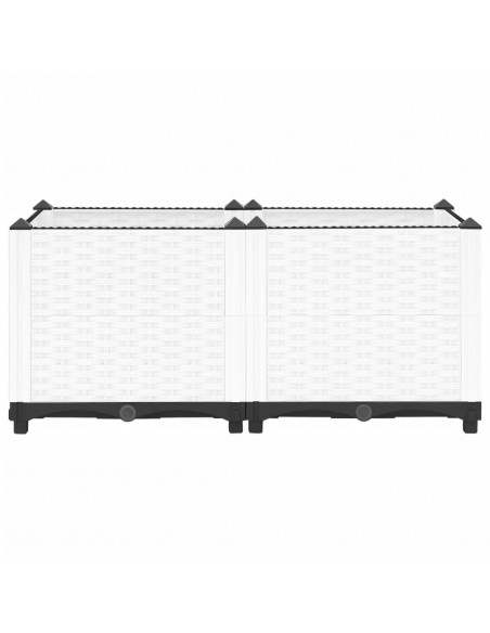 Fioriera Rialzata 80x40x38 cm in Polipropilene