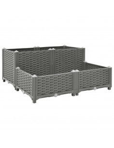 Fioriera Rialzata 80x80x38 cm in Polipropilene 2