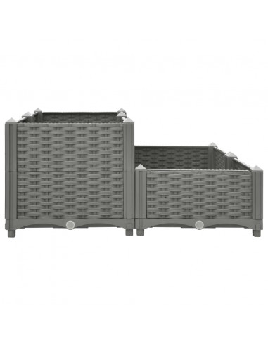 Fioriera Rialzata 80x80x38 cm in Polipropilene