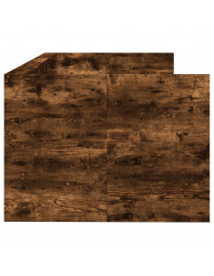 Divano Letto con Cassetti Rovere Fumo 100x200 cm Multistrato