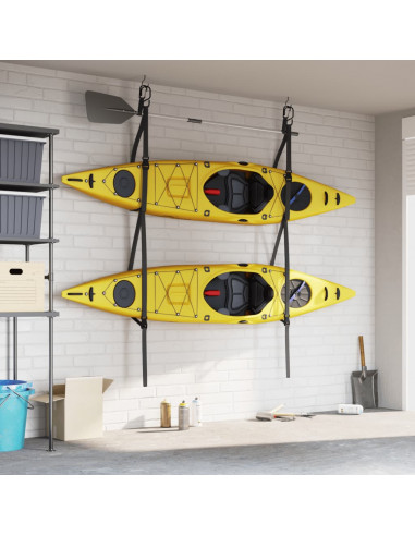 Cinghie Doppie per Riporre il Kayak con Clip per Pagaia 50 kg