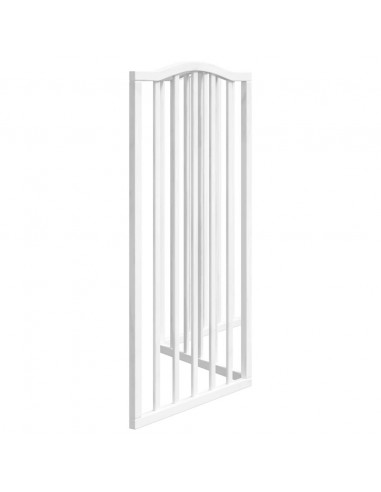 Cancello per Cani Pieghevole 3 Pannelli Bianco 150 cm Pioppo