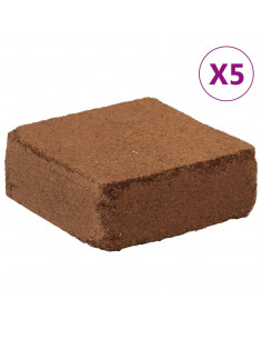 Blocchi in Fibra di Cocco 5 pz 5 kg Ciascuno 25 kg Totale 2