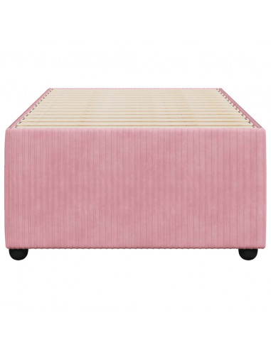 Giroletto Rosa 90x190 cm in Velluto