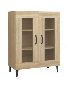 Credenza Rovere Sonoma 69,5x34x90 cm in Legno Multistrato 2