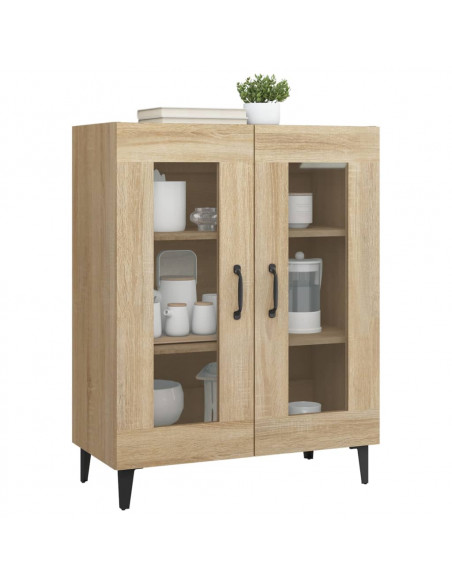 Credenza Rovere Sonoma 69,5x34x90 cm in Legno Multistrato