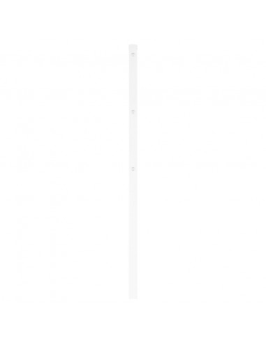 Testiera in Metallo Bianco 200 cm