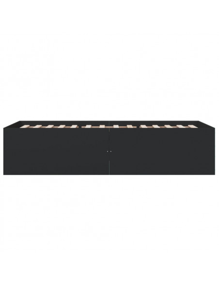 Giroletto Nero 75x190 cm in Legno Multistrato