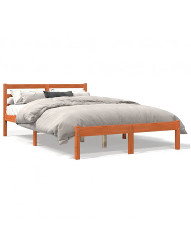 Giroletto Marrone Cera 150x200 cm in Legno Massello di Pino