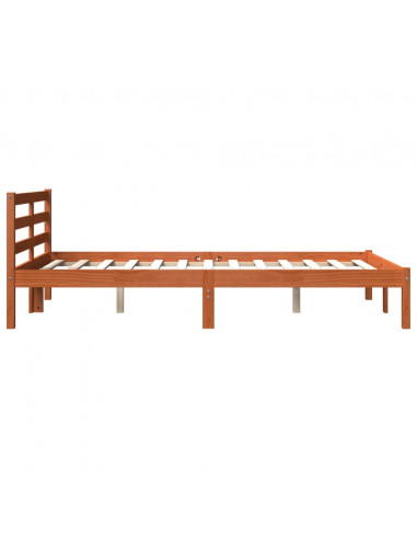 Giroletto Marrone Cera 150x200 cm in Legno Massello di Pino