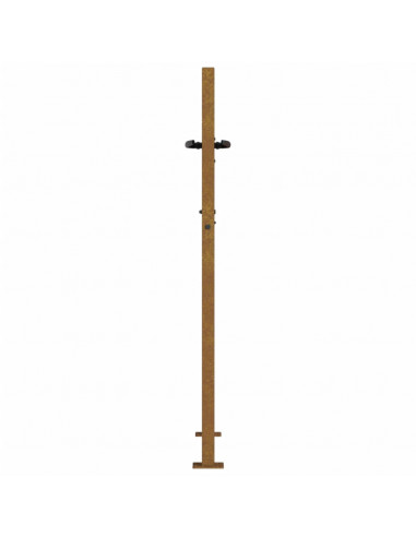 Cancello da Giardino 105x155 cm in Acciaio Corten Design Albero