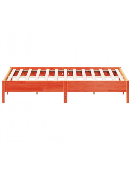 Giroletto Marrone Cera 200x200 cm in Legno Massello di Pino