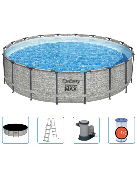 Bestway Piscina Power Steel 549x122 cm