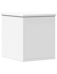 Contenitore Portaoggetti Bianco 30x35x35 cm in Truciolato 2