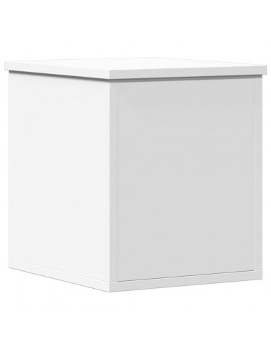 Contenitore Portaoggetti Bianco 30x35x35 cm in Truciolato