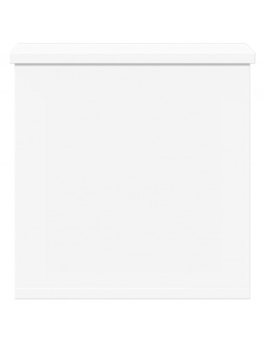 Contenitore Portaoggetti Bianco 30x35x35 cm in Truciolato