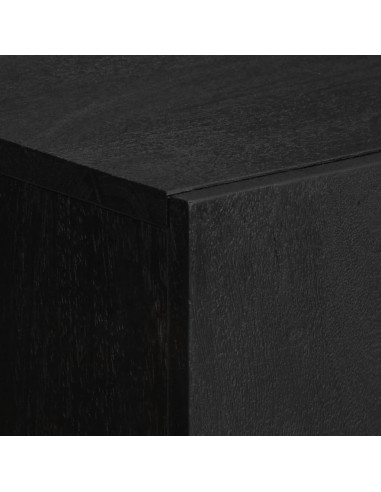 Credenza Nera 60x33x100 cm in Legno Multistrato