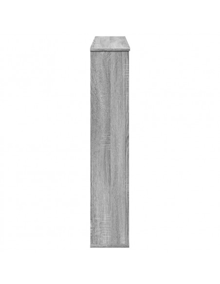 Cornice per Camino Grigio Sonoma 100x20x100 cm in Truciolato