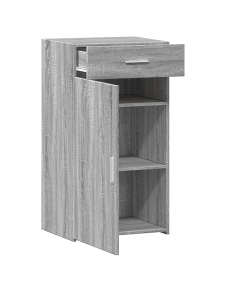 Credenza Grigio Sonoma 50x42,5x93 cm in Legno Multistrato